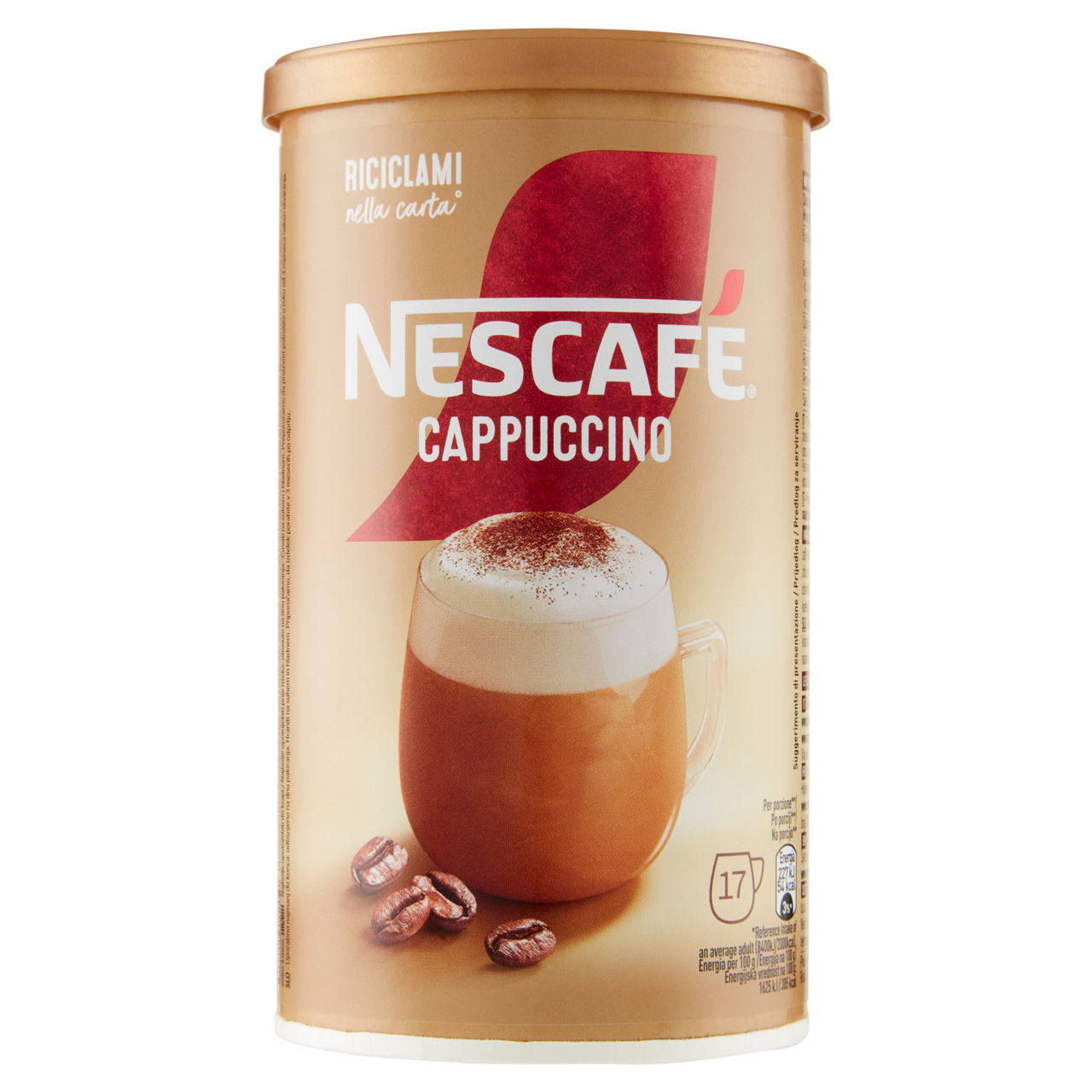 Preparato solubile per cappuccino solubile 250  gr