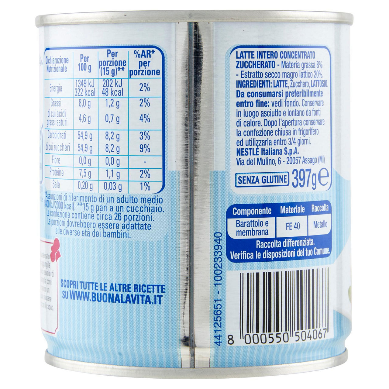 Latte condensato zuccherato 397 gr - Immagine 21