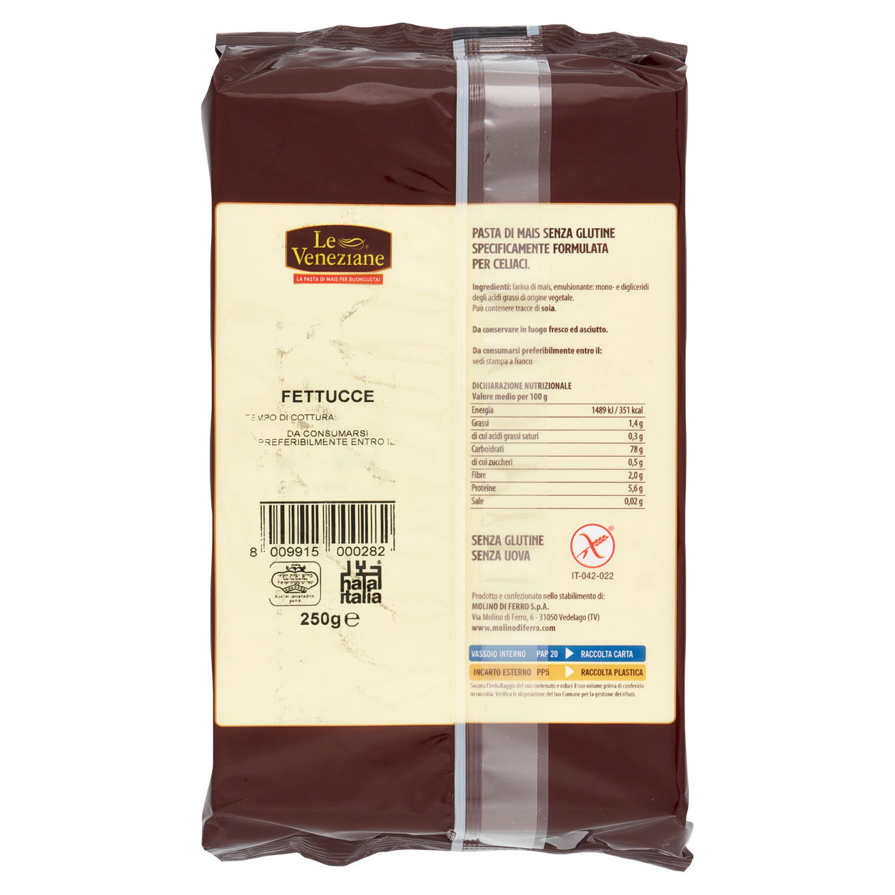 Fettucce pasta di mais senza glutine 250 gr - Immagine 51