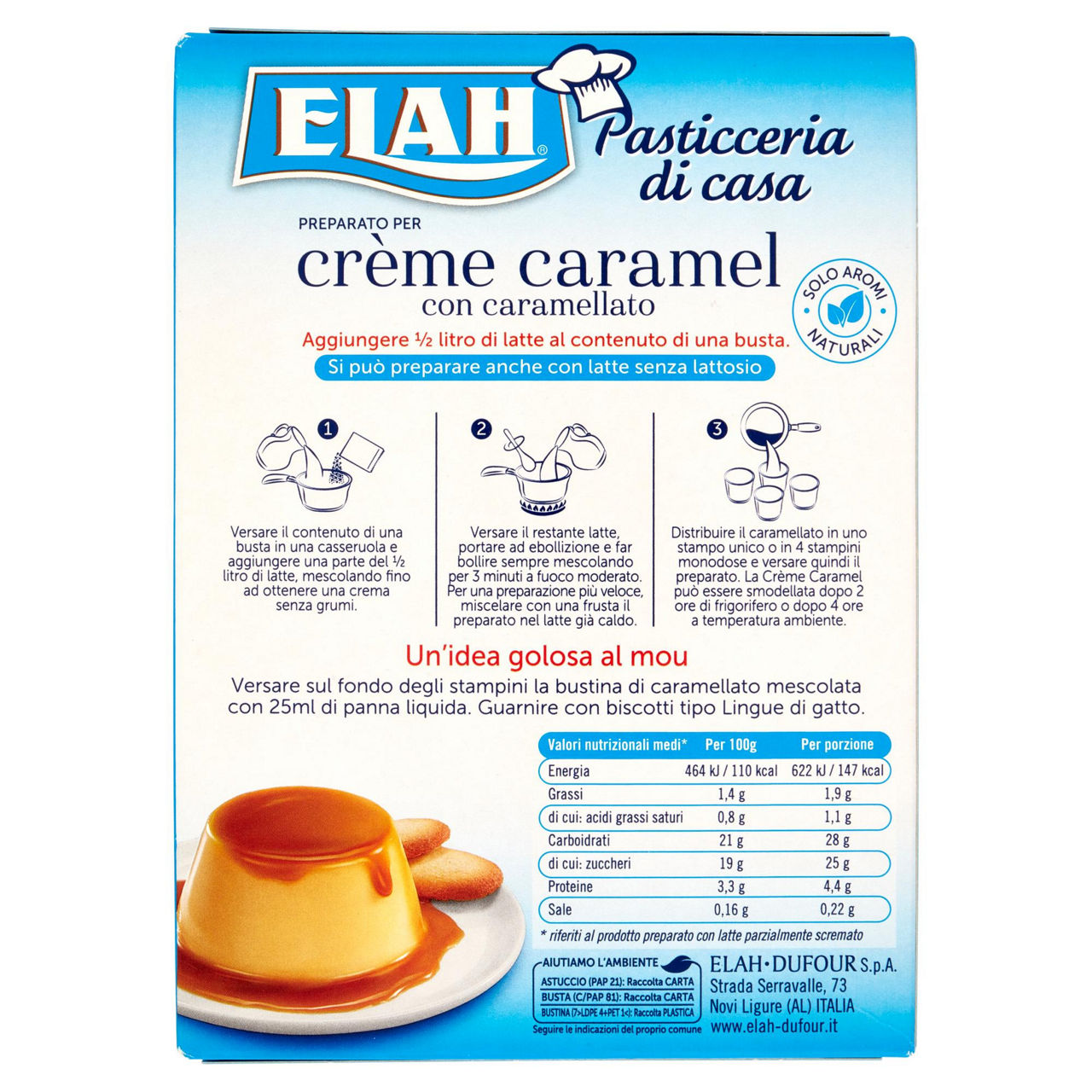 Preparato per creme caramel con caramellato 200 gr - Immagine 11