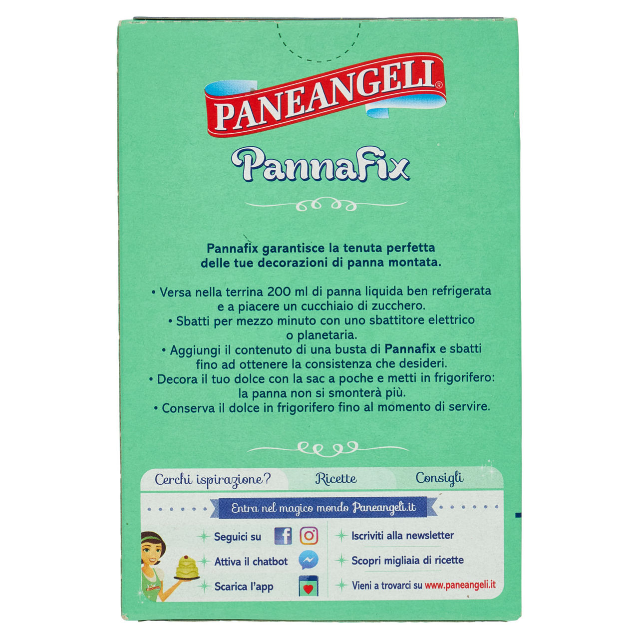 Preparato per mantenere montata la panna Pannafix 3 pz 30 gr - Immagine 51