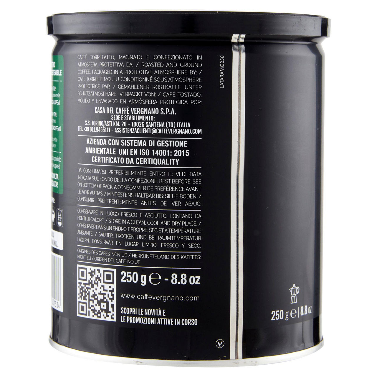 Caffè arabica macinato per moka 250 gr - Immagine 11