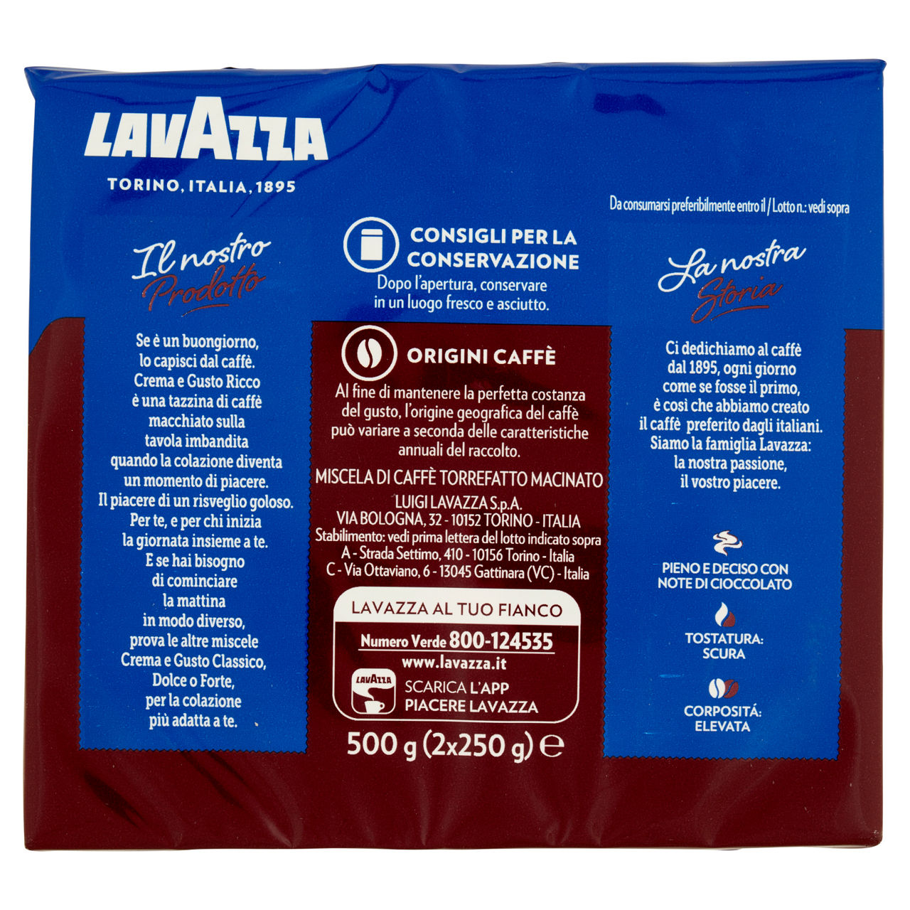 Caffè macinato Crema e Gusto ricco 2 pz x 250 gr - Immagine 31