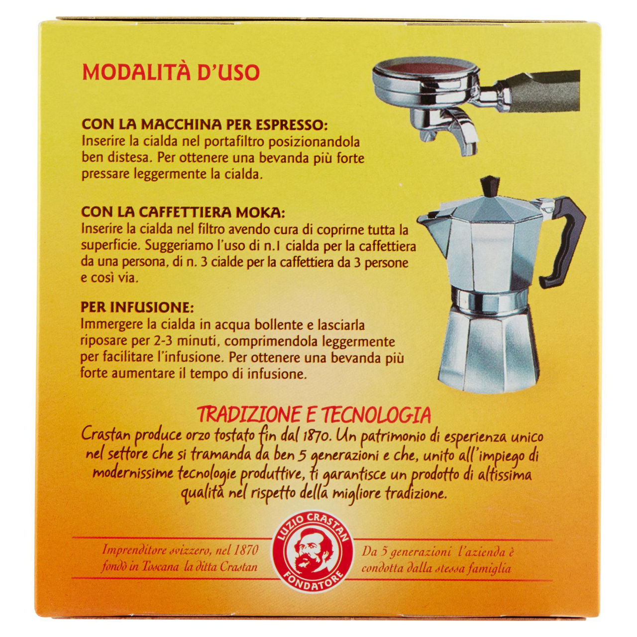 ORZO CRASTAN BIOLOGICO IN CIALDE SCATOLA GR.96 - Immagine 41