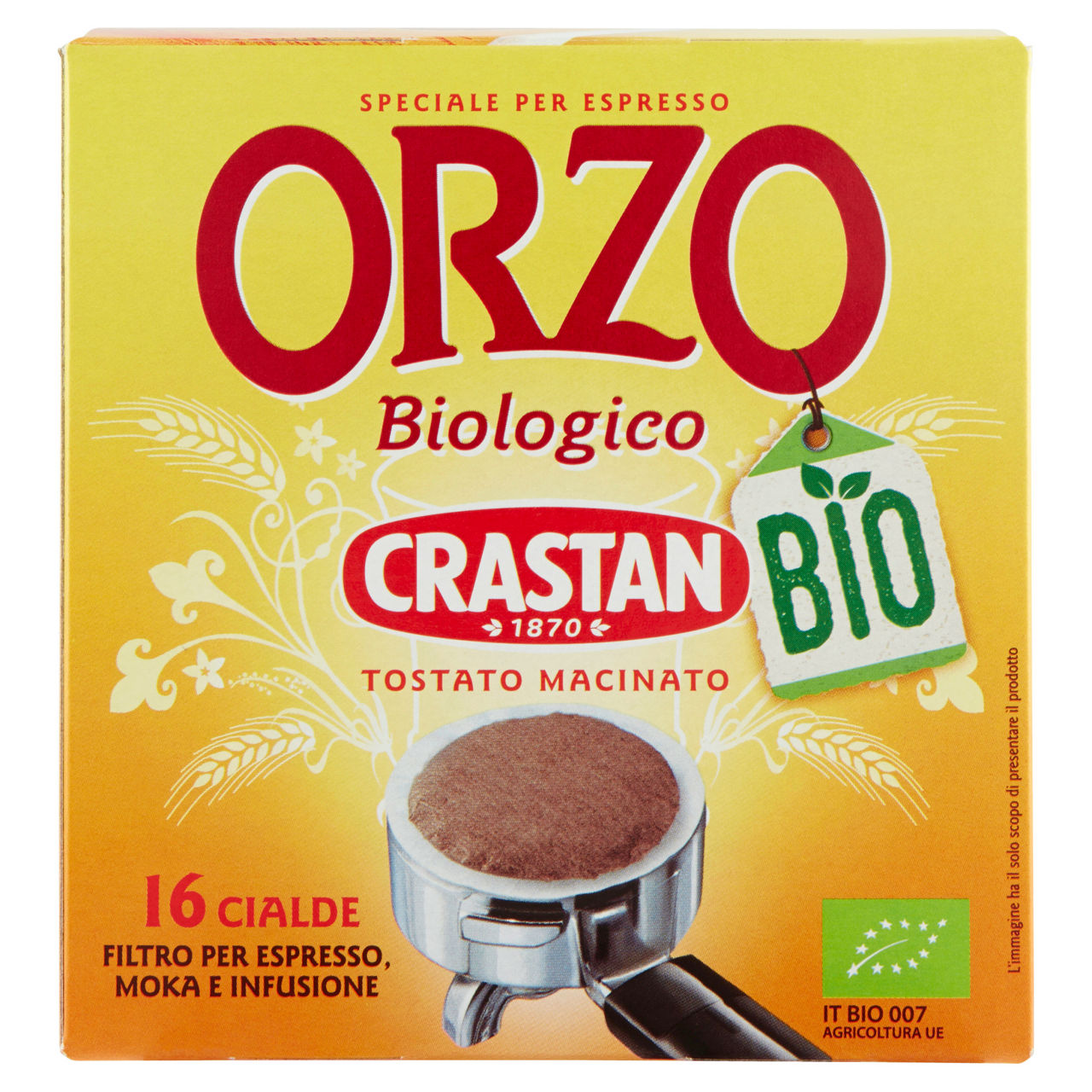 ORZO CRASTAN BIOLOGICO IN CIALDE SCATOLA GR.96 - Immagine 01