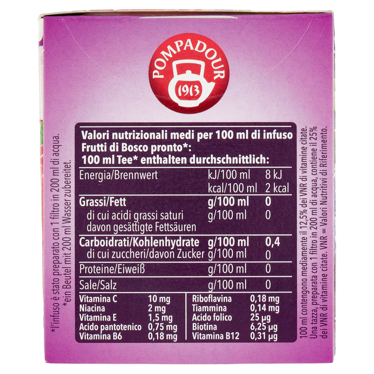 Infuso ai frutti di bosco con vitamine 20 filtri - Immagine 11