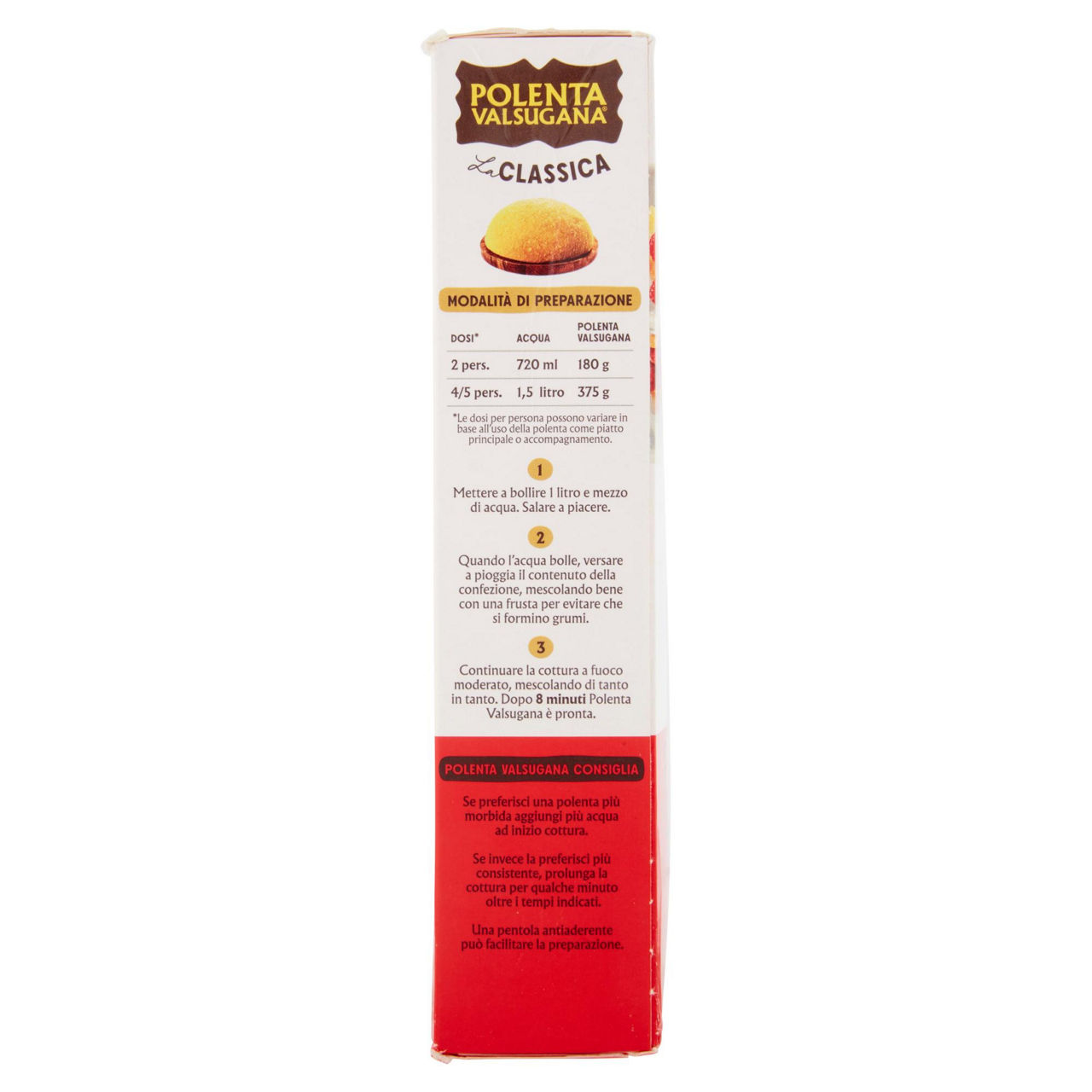 Polenta valsugana pronta gialla  scatola  gr 375 - Immagine 51