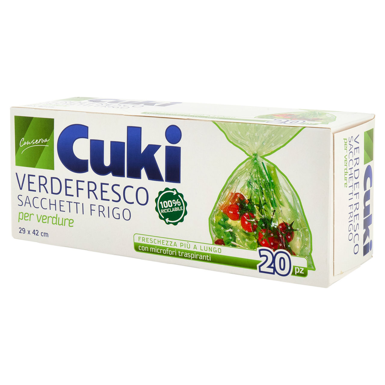 Sacchetti verde fresco cm. 29x42 cuki pz. 20 - Immagine 11