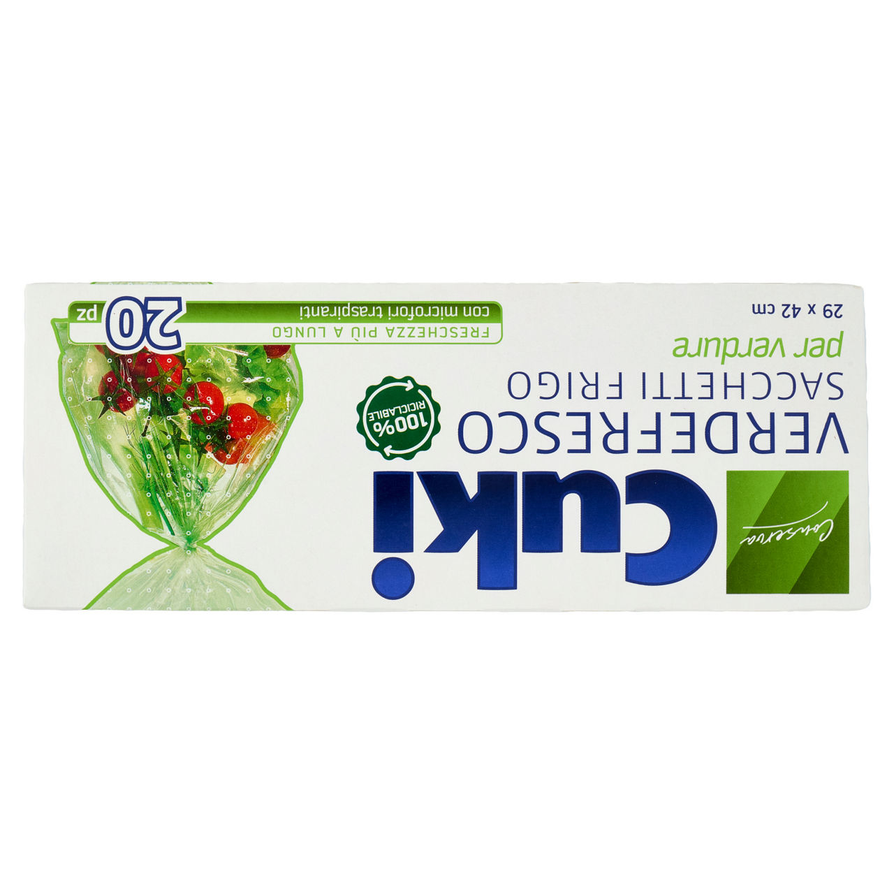 Sacchetti verde fresco cm. 29x42 cuki pz. 20 - Immagine 61
