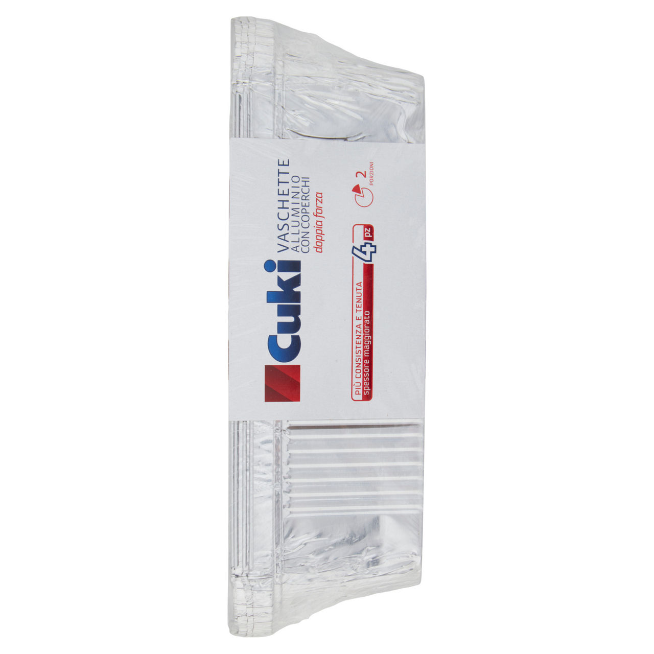 Vaschette in alluminio con coperchi 4 porzioni 4 pz - Immagine 11