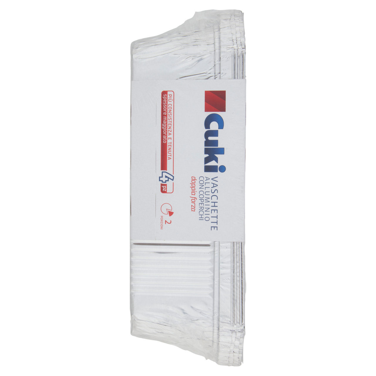 Vaschette in alluminio con coperchi 4 porzioni 4 pz - Immagine 21