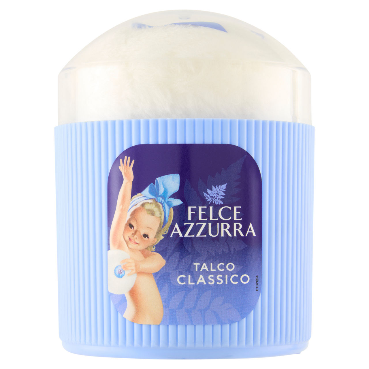 Talco felce azzurra con piumino gr.250 - Immagine 01