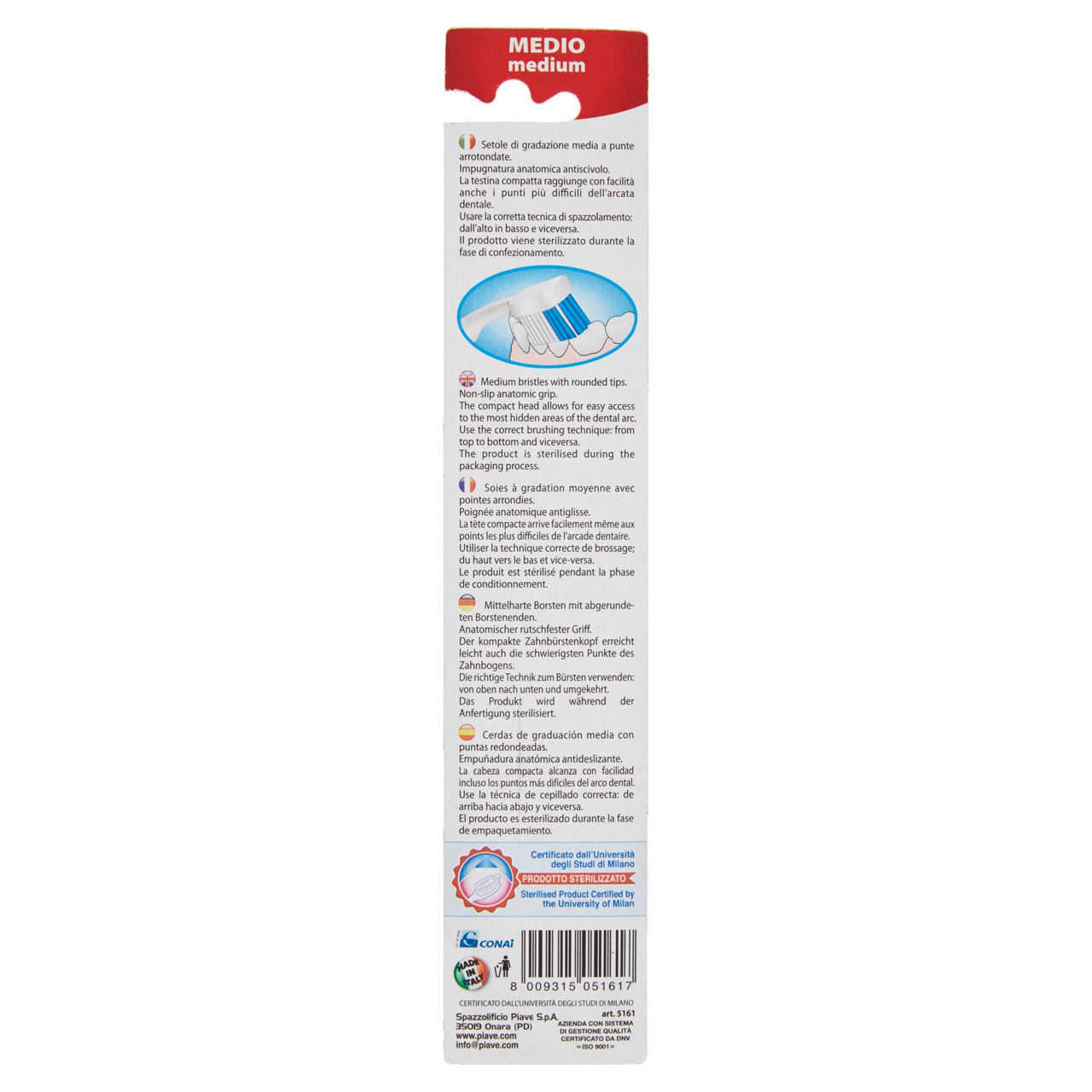 Spazzolino plaque control antiplacca anatomico medio 1 pz - Immagine 51
