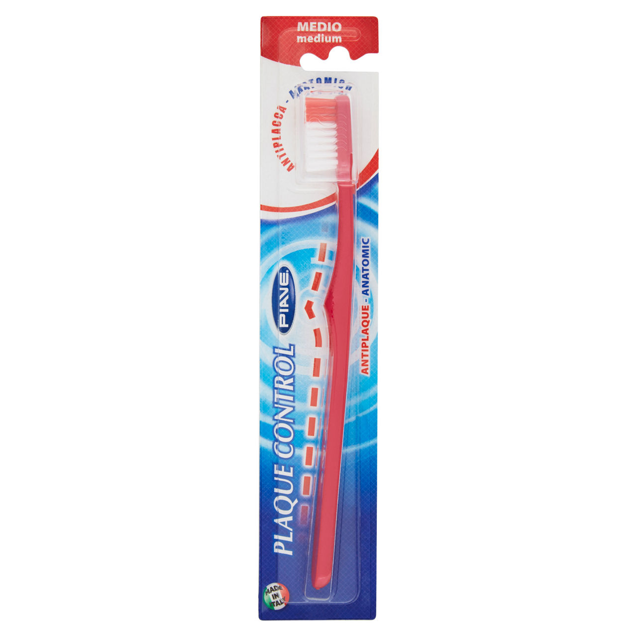 Spazzolino plaque control antiplacca anatomico medio 1 pz - Immagine 01