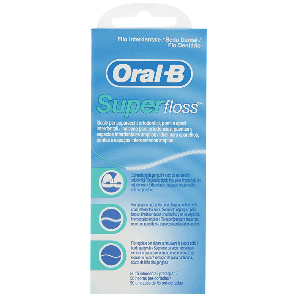 Filo interdentale Superfloss 50 pz - Immagine 01