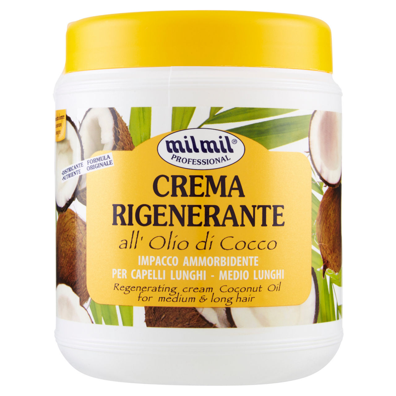 Hair prof.mil mil crema rig.capelli olio cocco lt1 - Immagine 01