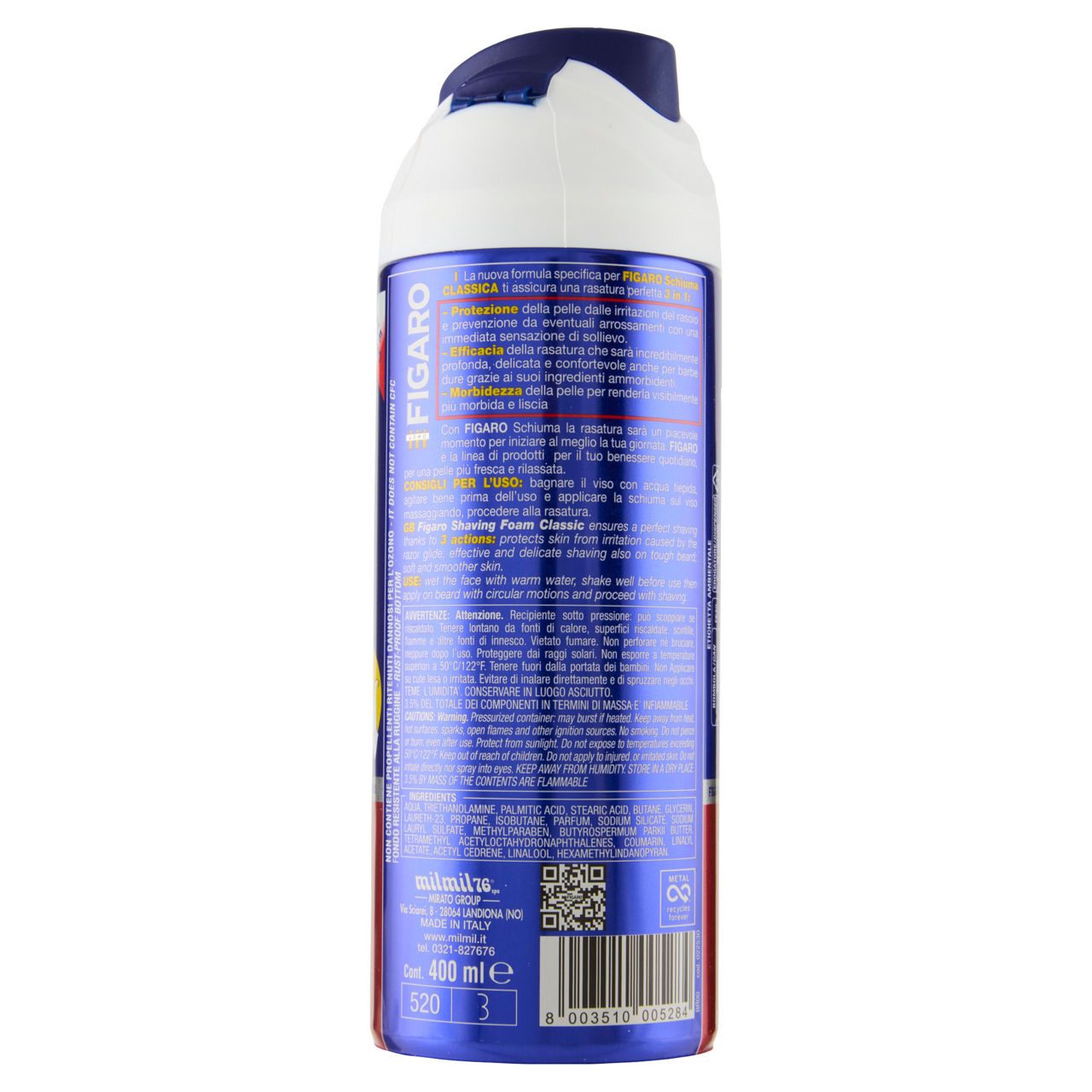 Schiuma da barba per rasature frequenti figaro .ml.400 - Immagine 21