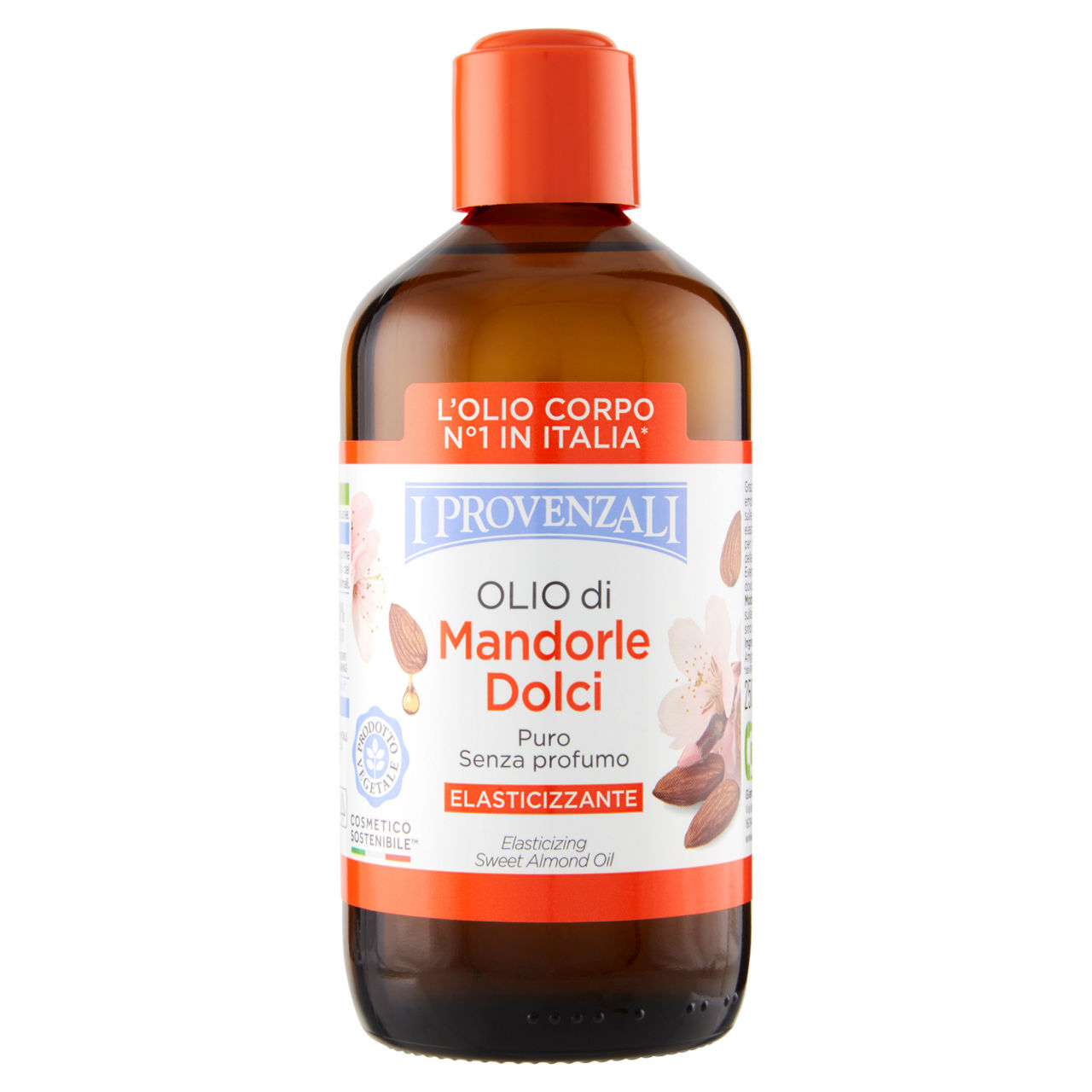 Olio di mandorle dolci elasticizzante per il corpo 250 ml - Immagine 01