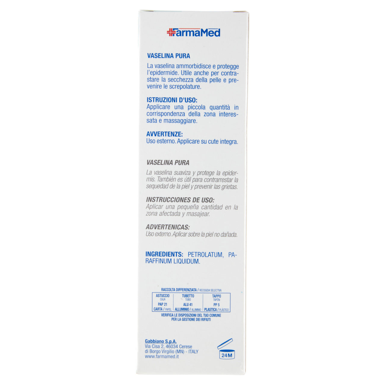 Vaselina farmamed pura flac.ml 50 - Immagine 21