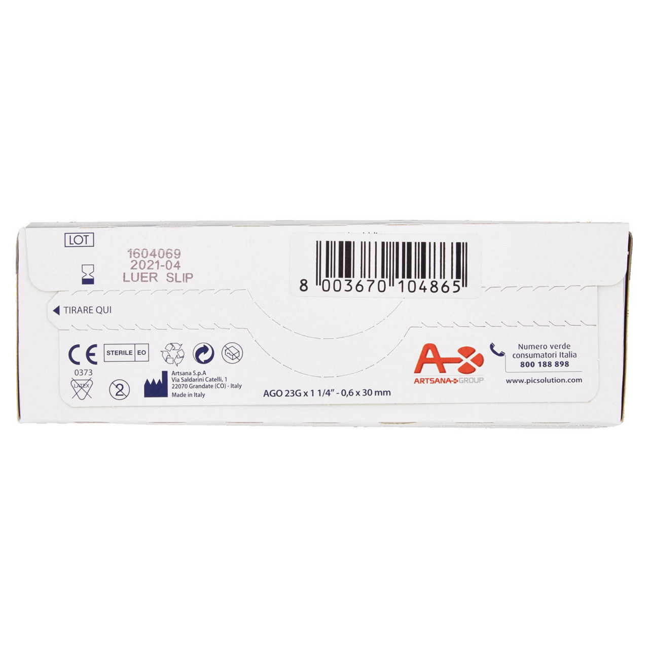 Siringhe pic 5 ml x 10 pz - Immagine 51