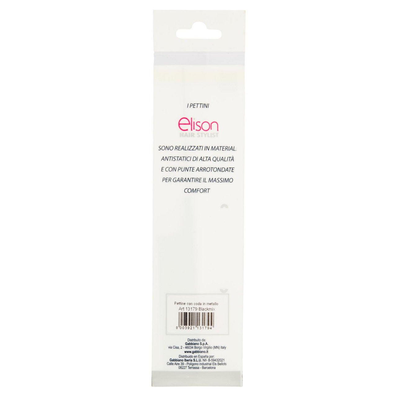 Pettine coda ferro elison - Immagine 21