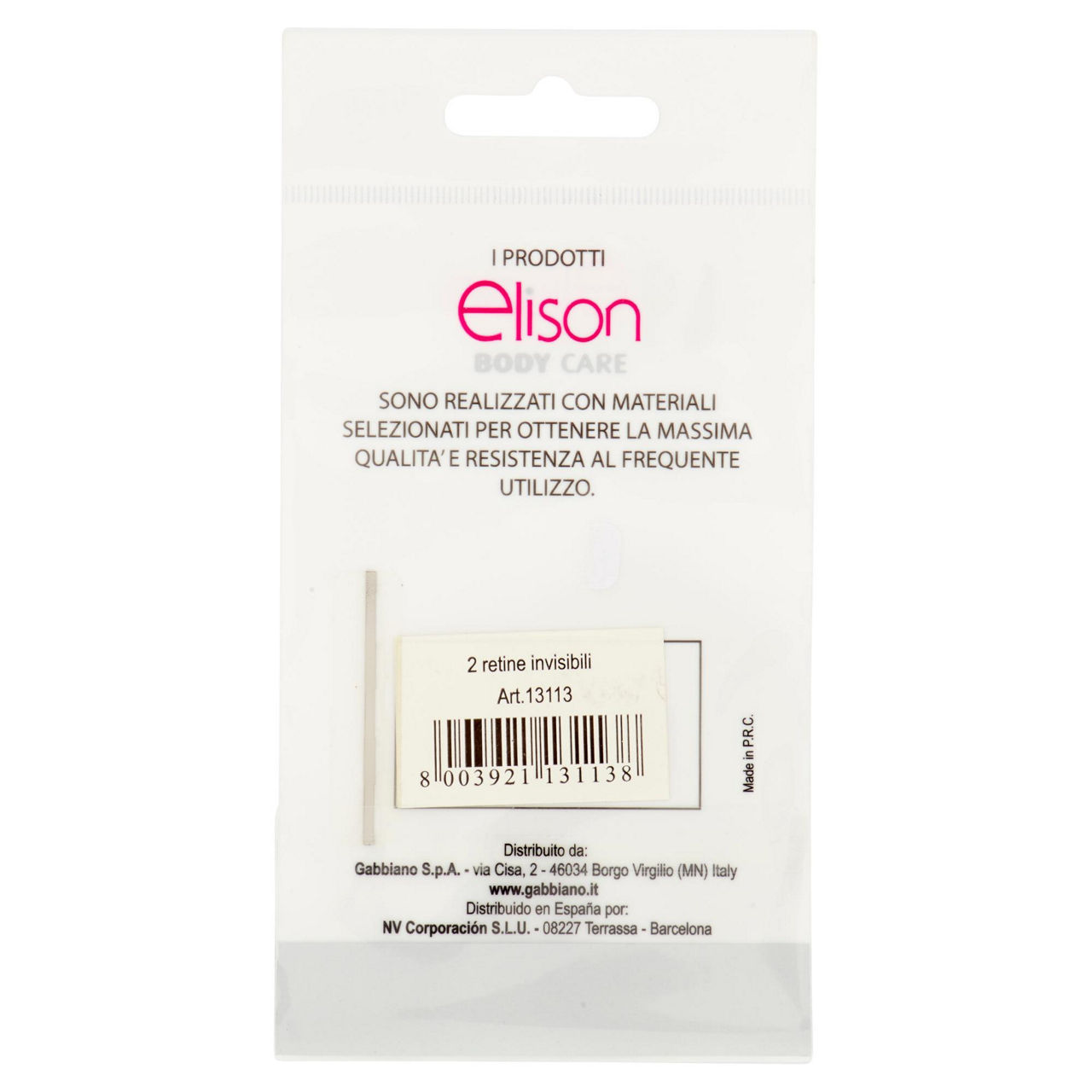 RETINA CAPELLI INVISIBILI PZ.2 ELISON - Immagine 21