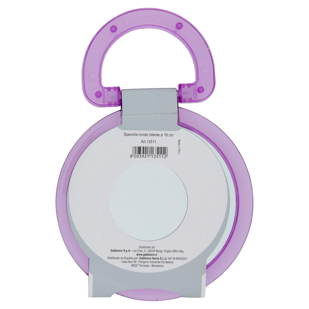 Specchio bilente diametro 16 cm elison body bl.pz.1 - Immagine 21