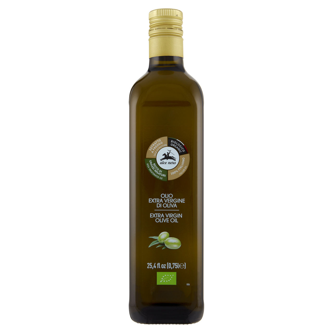 Olio extraverg.oliva biologico alce nero 100% italiano btg. ml.750 - Immagine 01