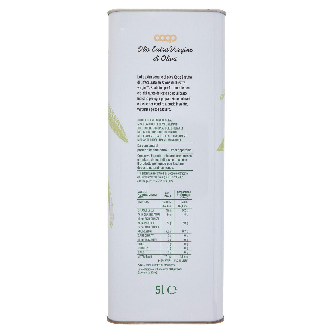 Olio extravergine coop lattina l 5 - Immagine 51