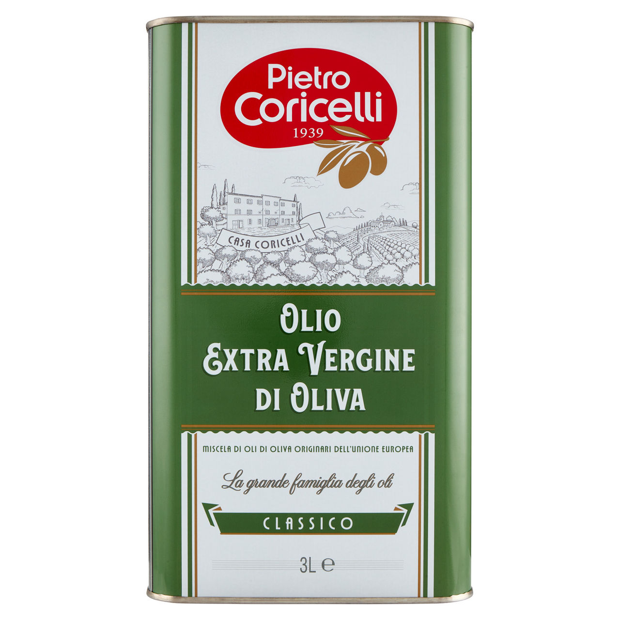 Olio extra vergine di oliva classico 3 lt