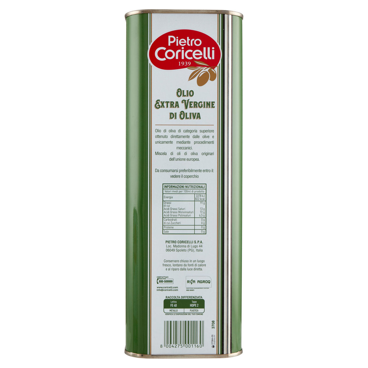 Olio extra vergine di oliva classico 3 lt - Immagine 11