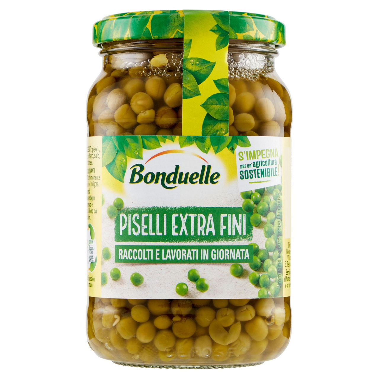 Piselli extra fini bonduelle vaso g 240 - Immagine 01