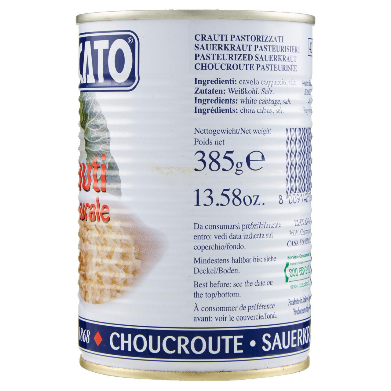 CRAUTI AL NATURALE ZUCCATO GR. 385  (ML.425) - Immagine 31