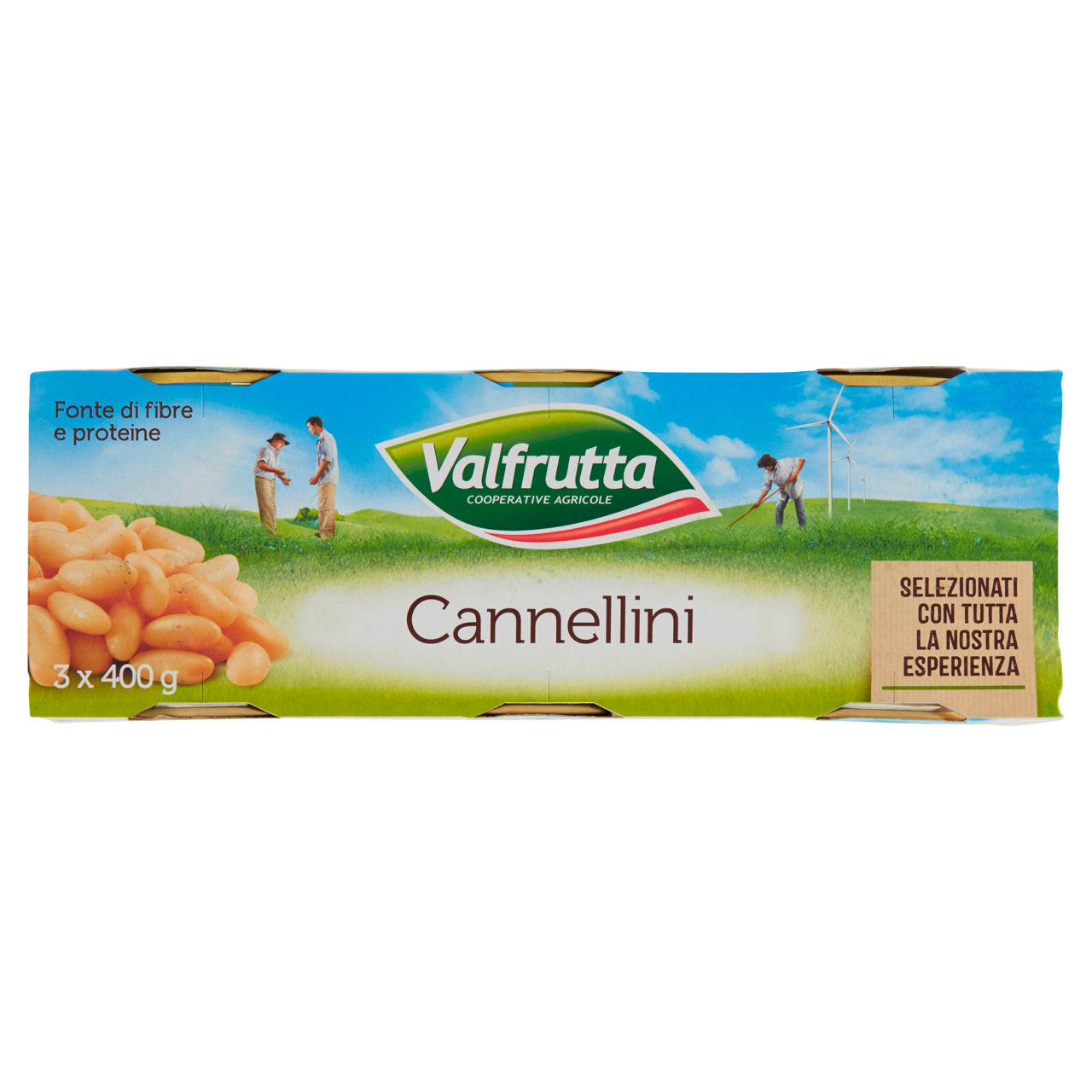 Fagioli cannellini 3 pz x 400 gr - Immagine 01