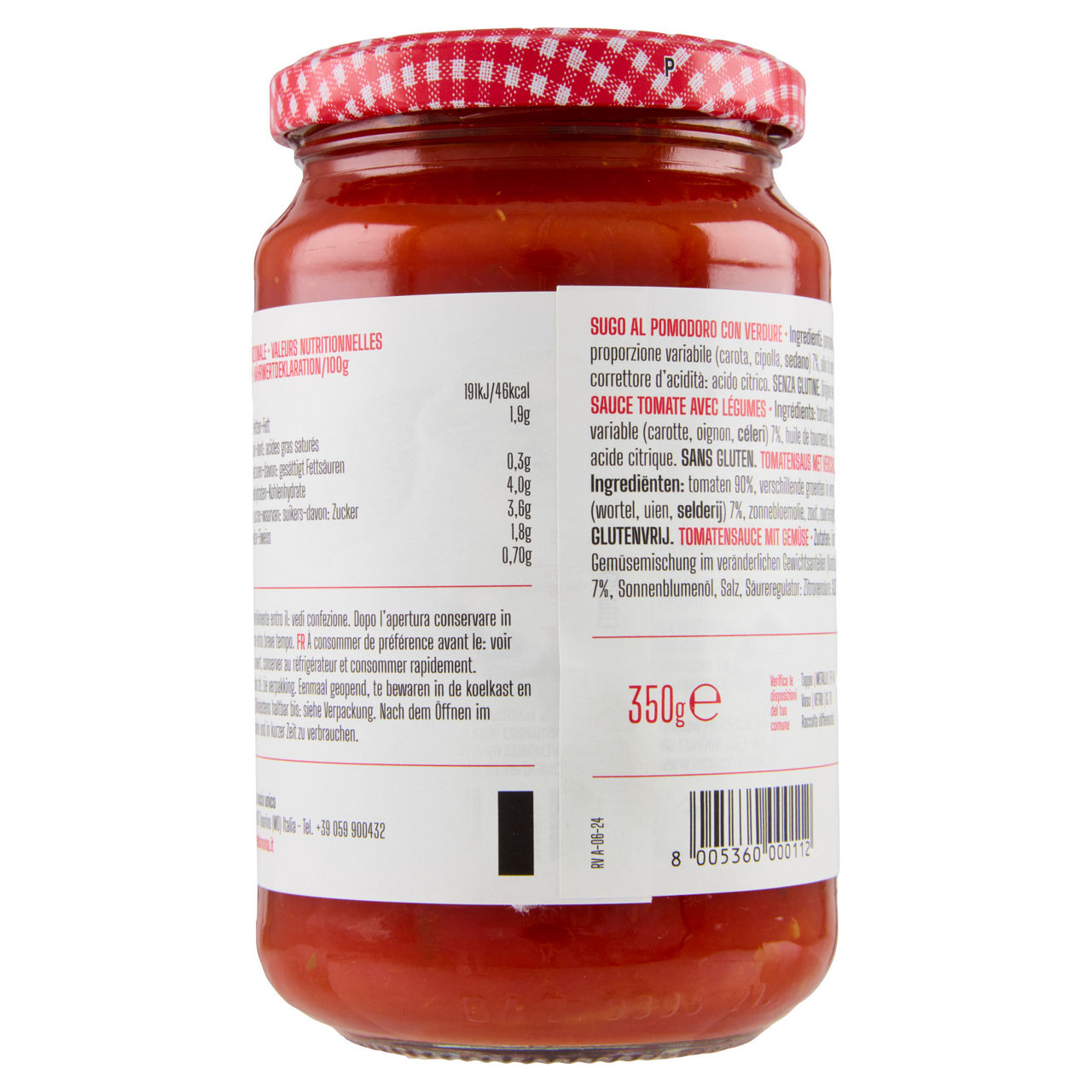Sugo al pomodoro condoro cons.della nonna vaso 350g - Immagine 21
