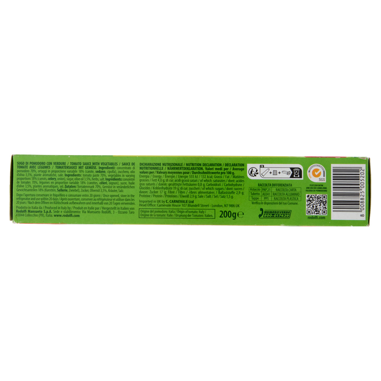 Sugo di pomodoro con verdure 200 gr - Immagine 51