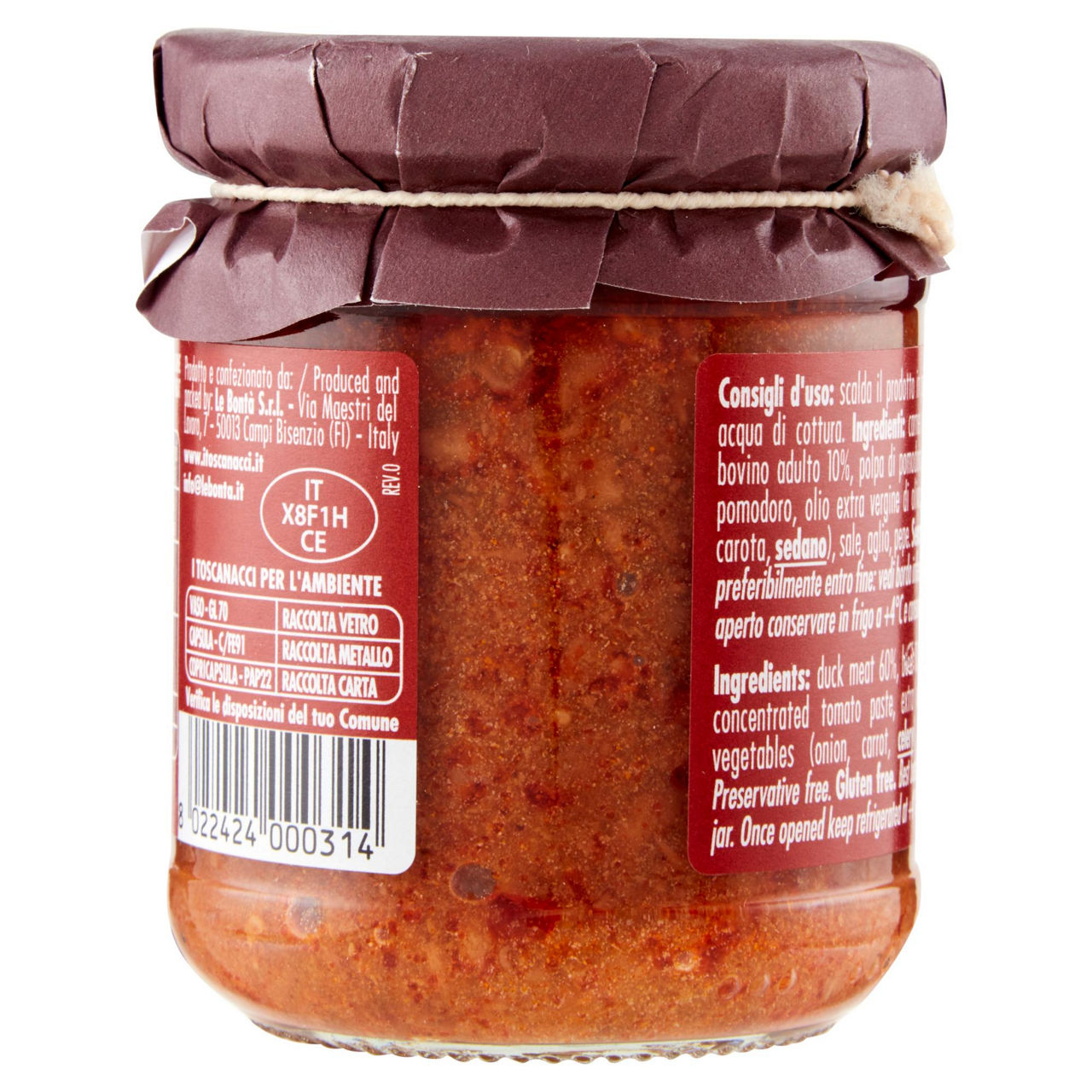 Ragù di anatra 180 gr - Immagine 21