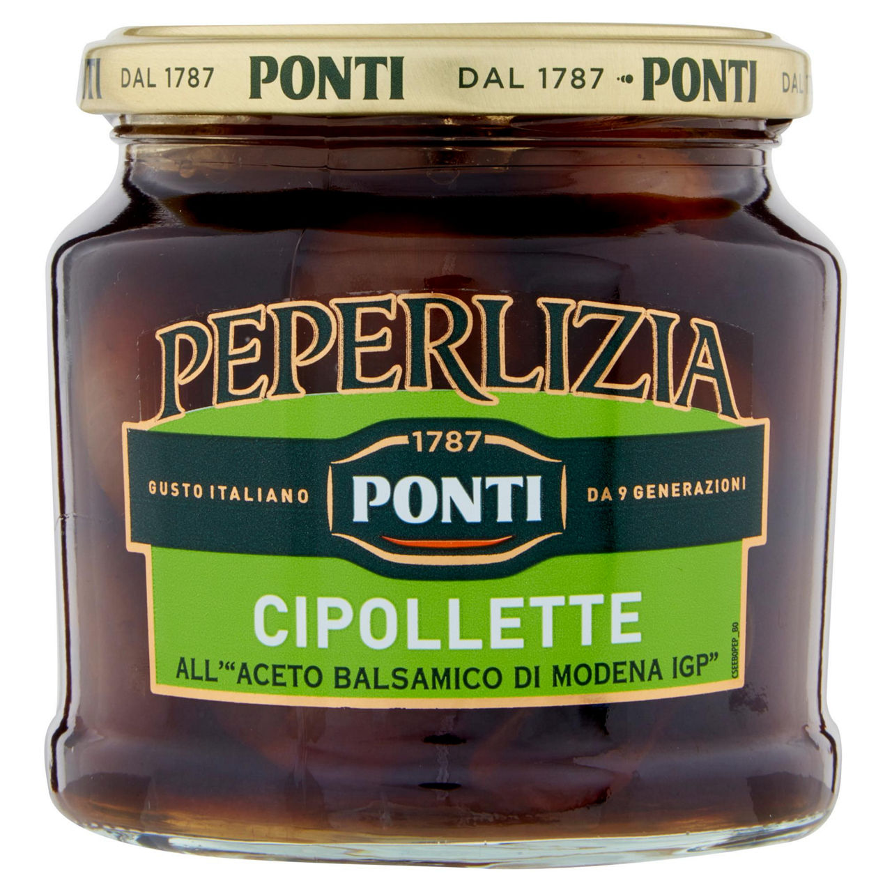 Cipollette all'Aceto Balsamico di Modena IGP 220 gr - Immagine 01