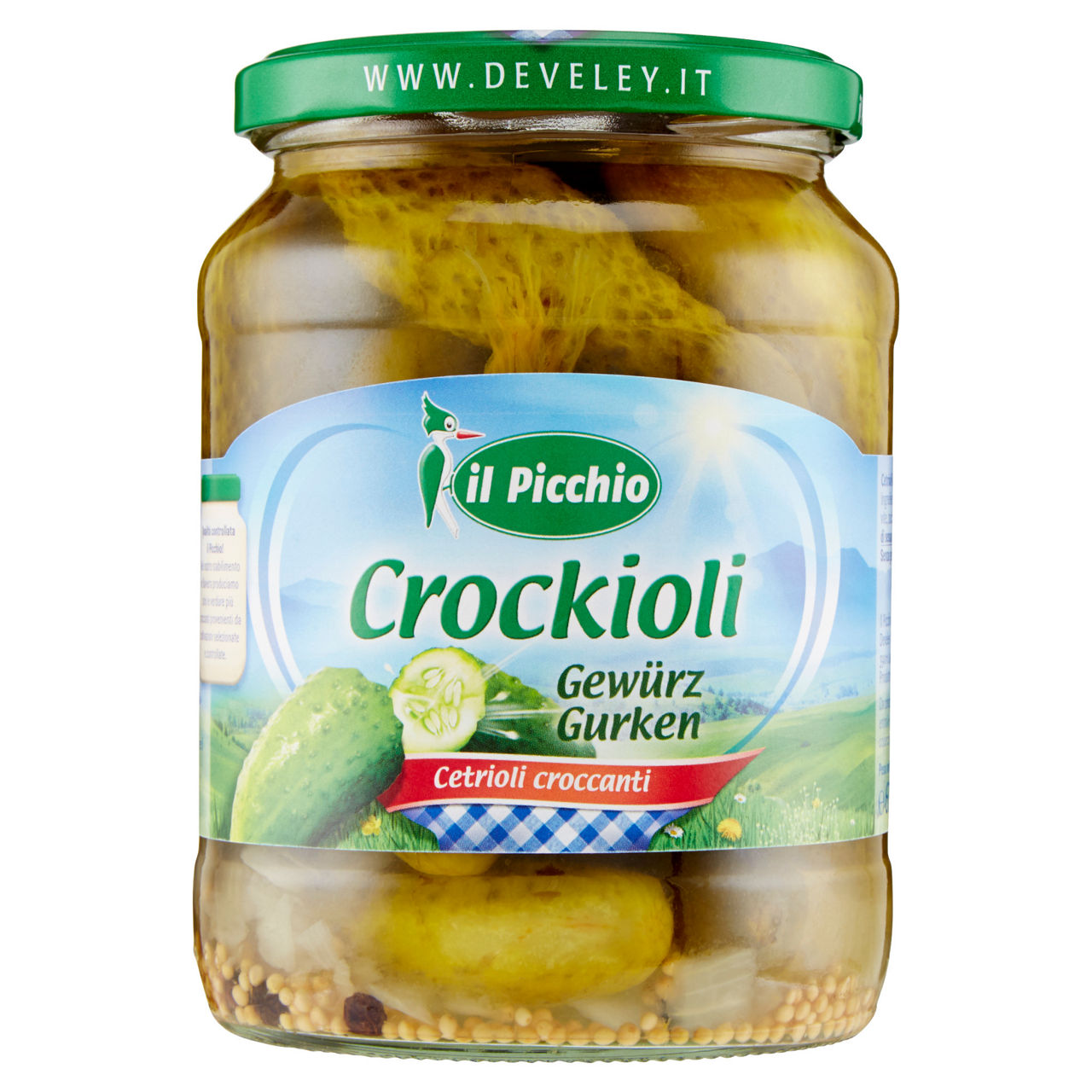Cetrioli croccanti in agrodolce crockioli 360 gr