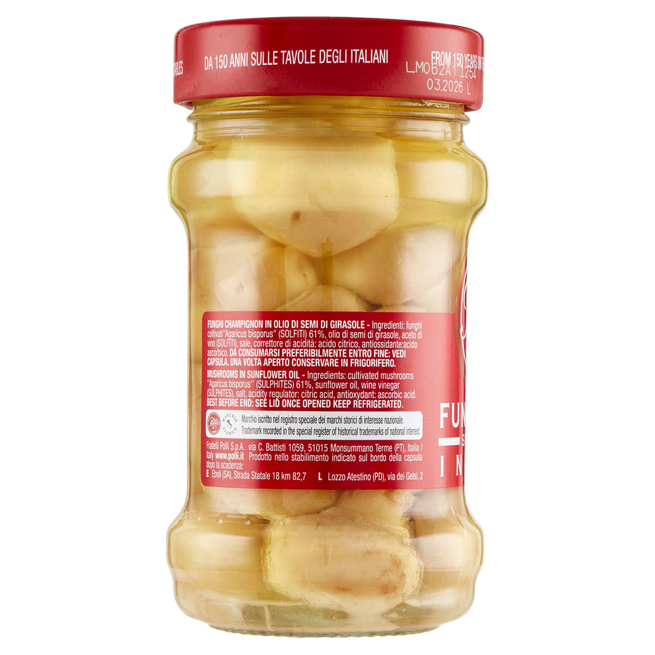 Funghi champignons in olio semi polli v.v. g 190 - Immagine 11