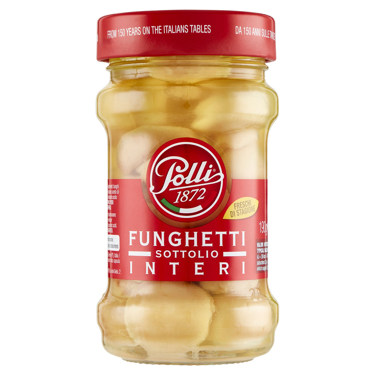 Funghi champignons in olio semi polli v.v. g 190 - Immagine 01