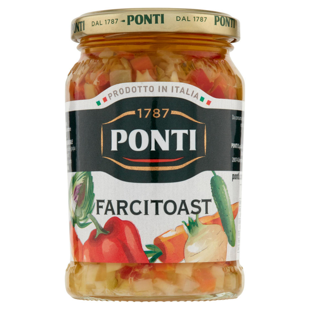 Farcitoast verdure miste in olio di semi di girasole 285 gr
