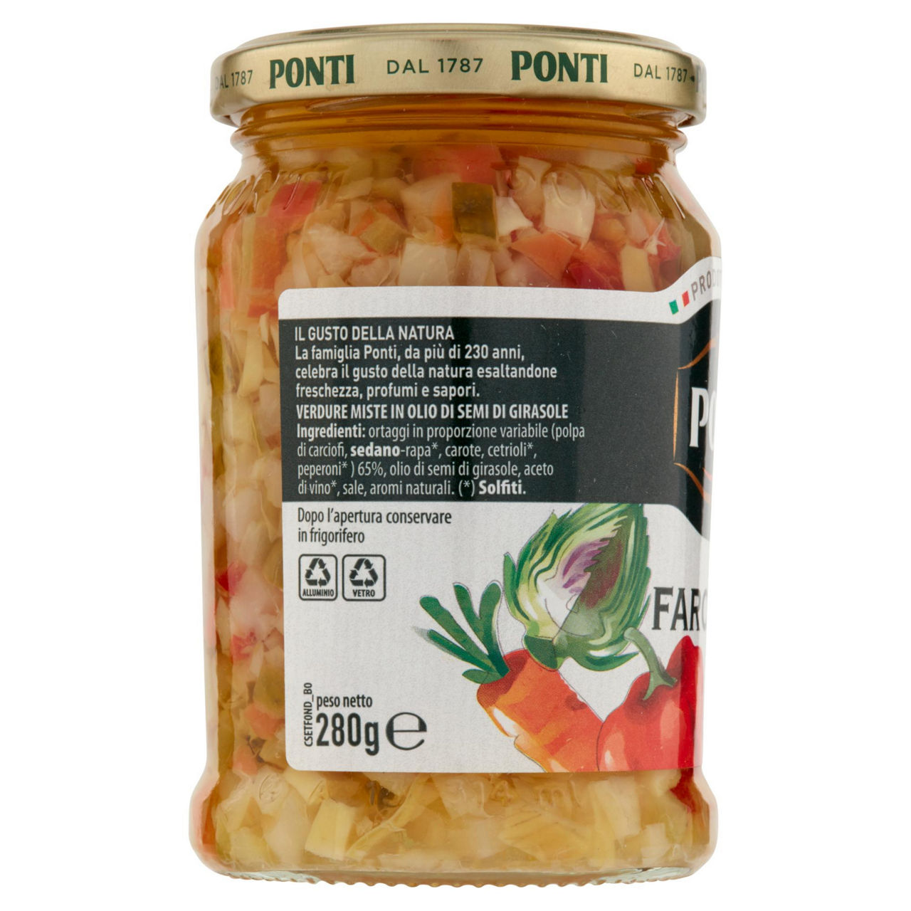 Farcitoast verdure miste in olio di semi di girasole 285 gr - Immagine 11