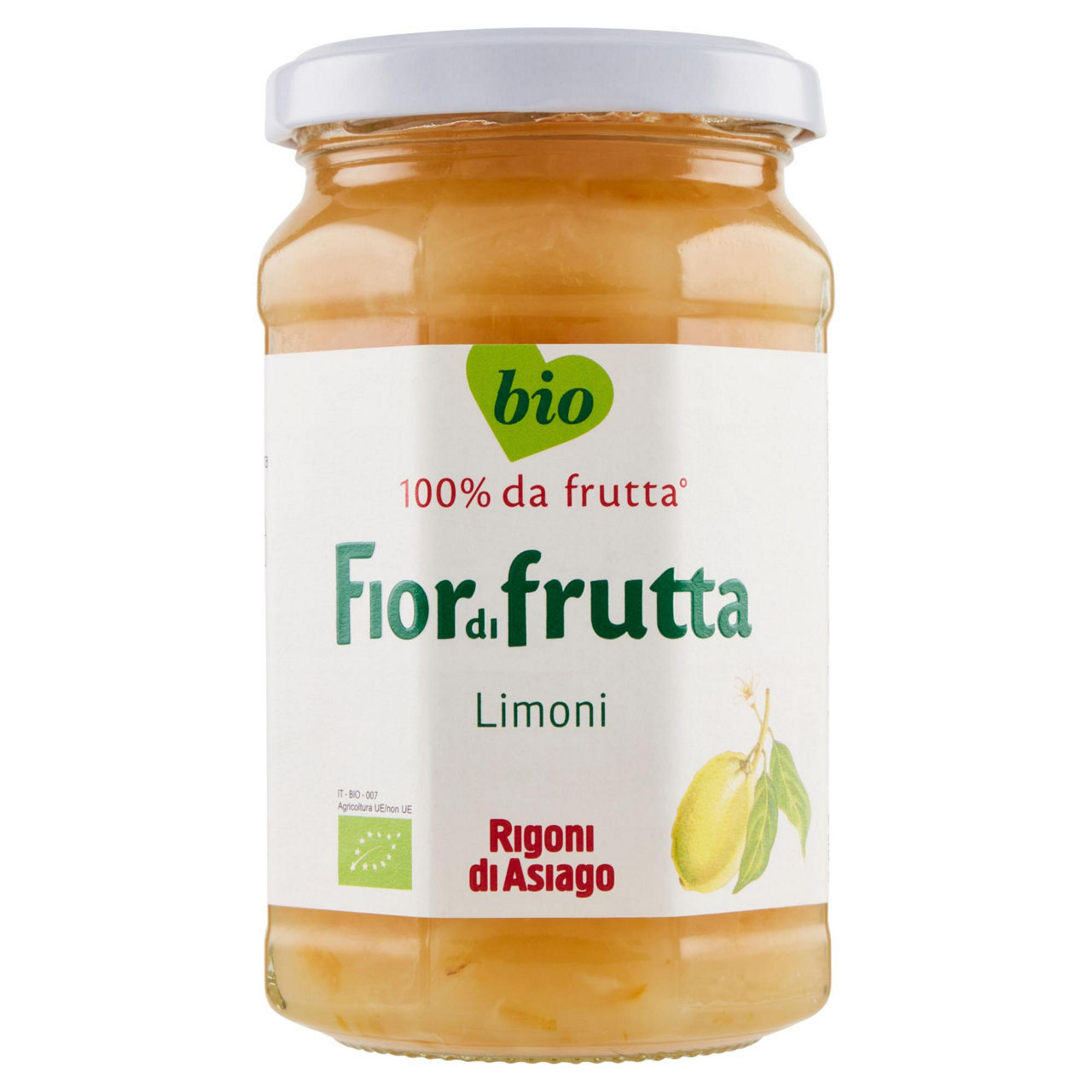 Fiordifrutta limoni bio rigoni  vaso vetro gr 340 - Immagine 01