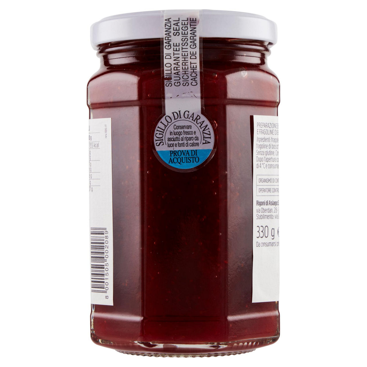 Fiordifrutta bio fragole rigoni vaso vetro  gr 330 - Immagine 21