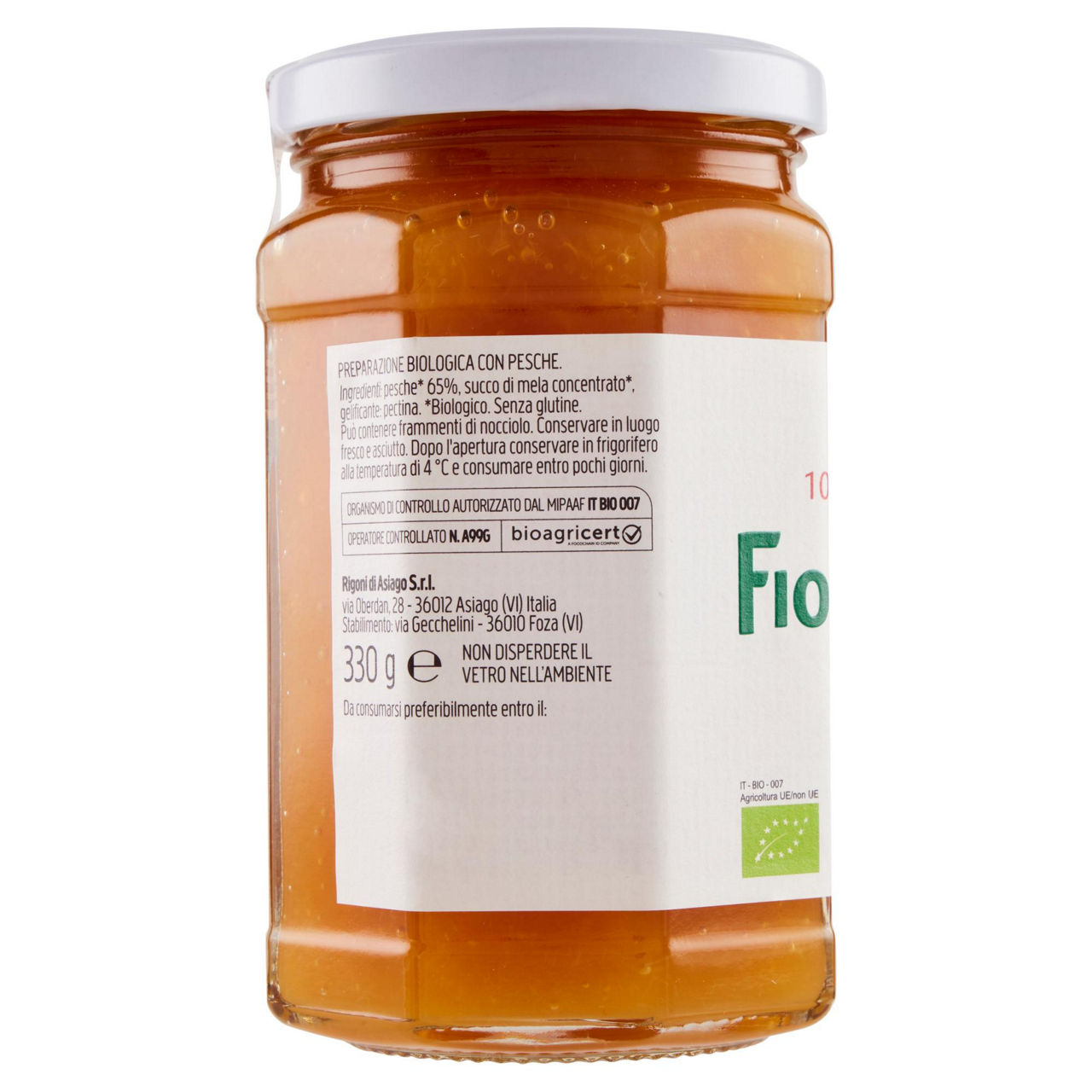 Preparazione bio di pesche 330 gr - Immagine 11