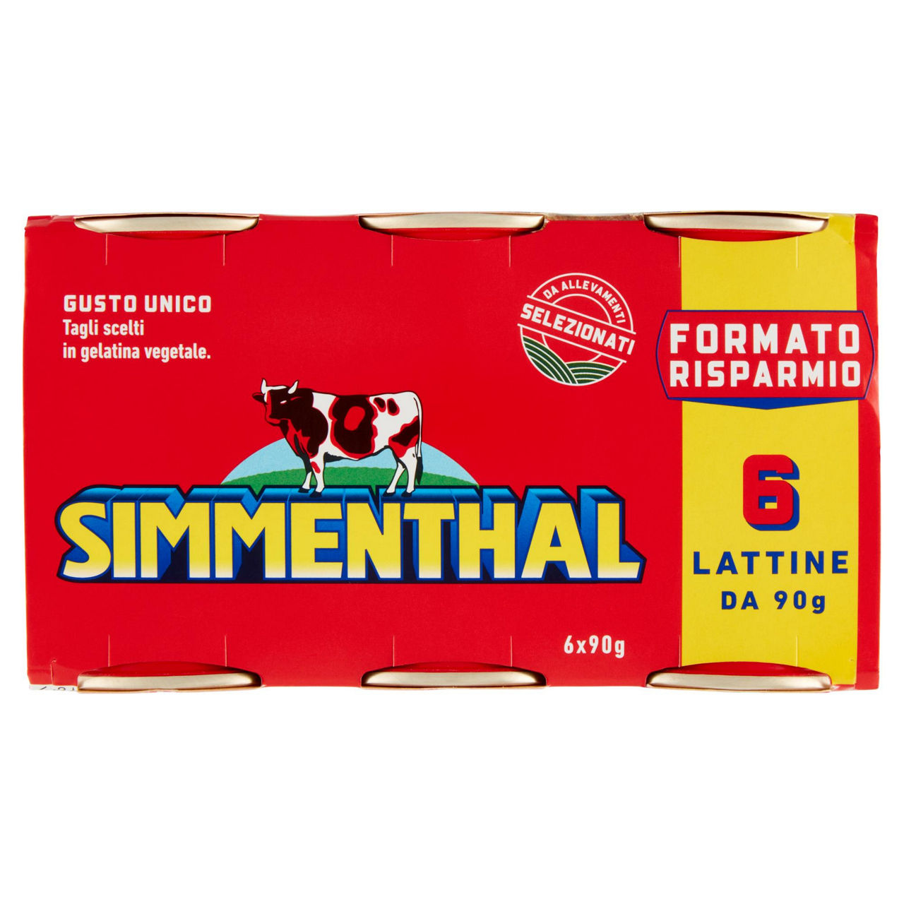 CARNE LESSATA MANZO SIMMENTHAL G 90X6 - Immagine 01