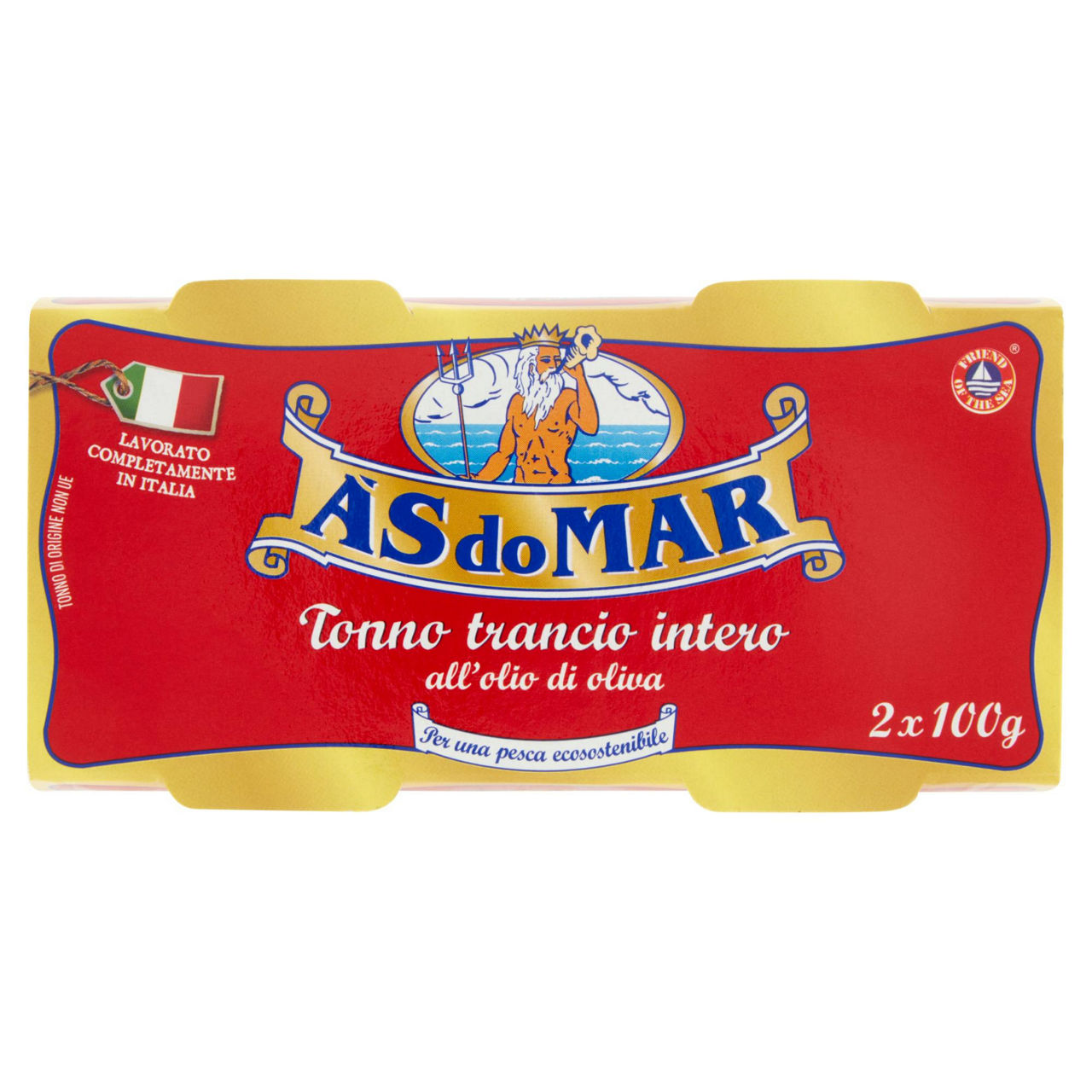 Tonno olio oliva as do mar 100g x2 - Immagine 01