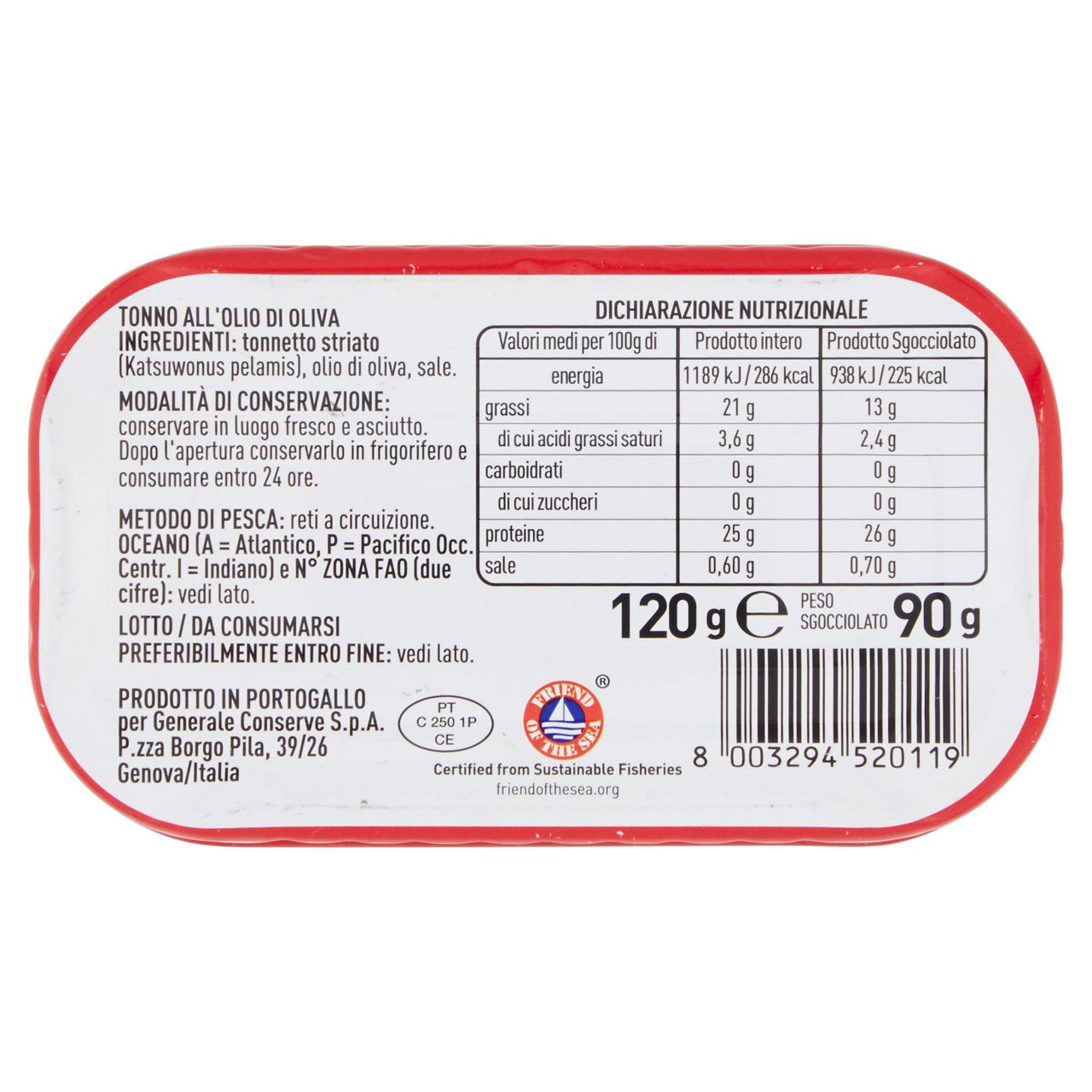 Filetti di tonno as do mar olio si oliva gr. 120 - Immagine 21