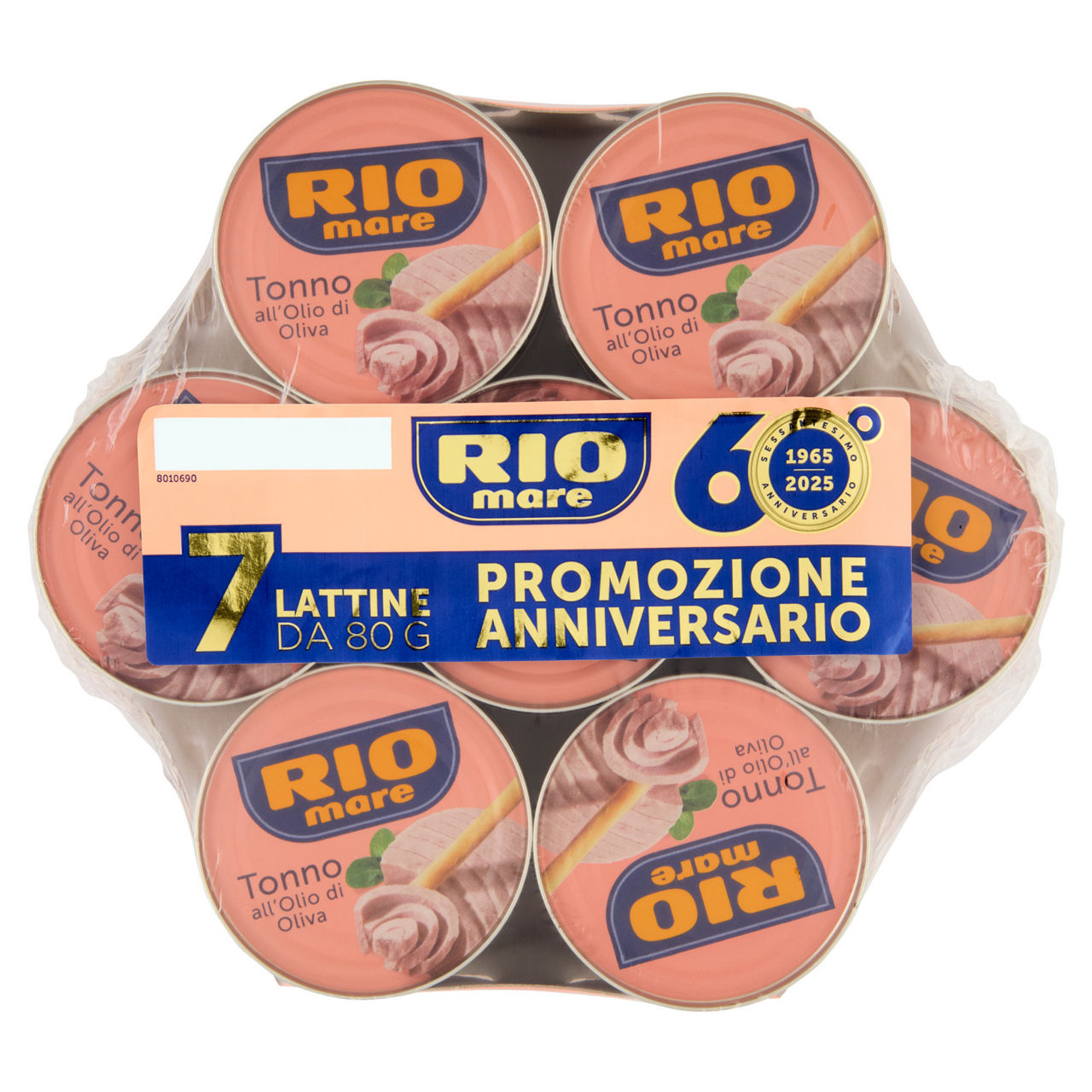 Tonno all'olio di oliva 7 pz x 80 gr